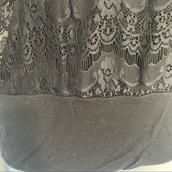 Rue21 Black Lace Blouse Large - Picture 3 of 8